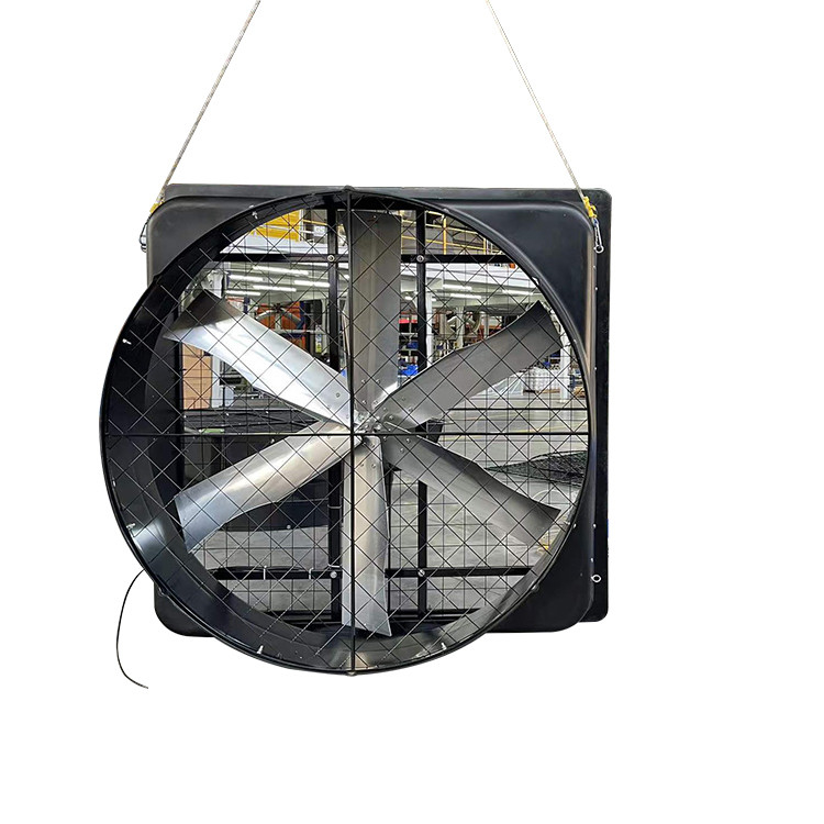 4Un ventilador de escape industrial moderno con diseño moderno, gran volumen de aire y bajo ruido