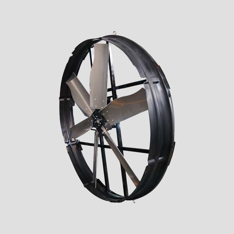 Potencia Ventiladores de ventilación de ganado para la refrigeración de aves de corral 6,2 m/s Velocidad del viento 2 kW Potencia nominal
