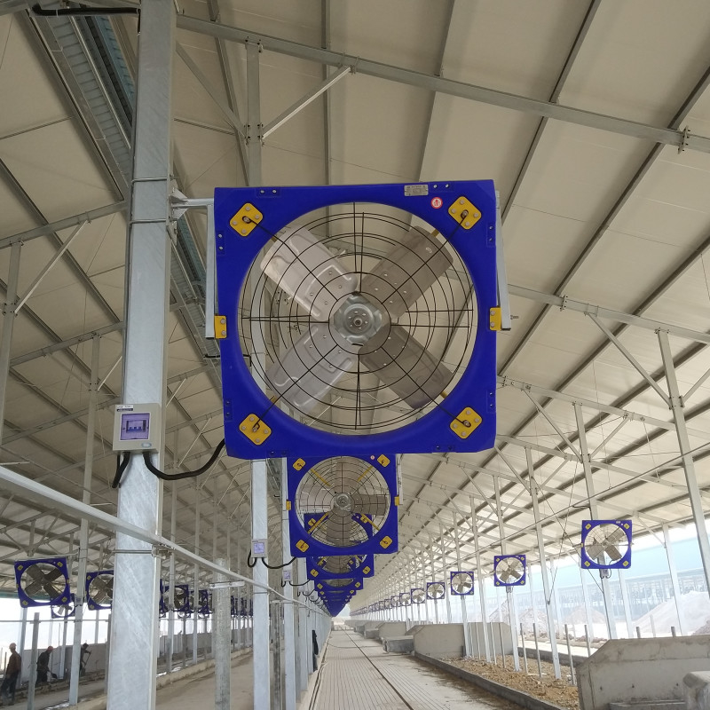 Ventilador de circulación de 38 pulgadas con 410w / 0.6hp, flujo de aire de 27300m3/h y hoja de 96cm / 38 pulgadas para espacios grandes