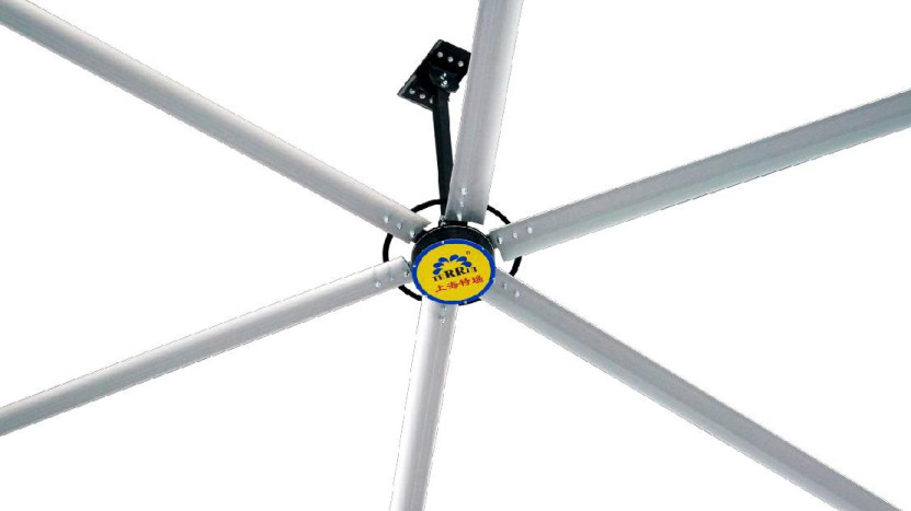 Rotor externo metálico ventilador de techo industrial flujo de aire motor de corriente continua sin escobillas 14300m3/min Flujo de aire