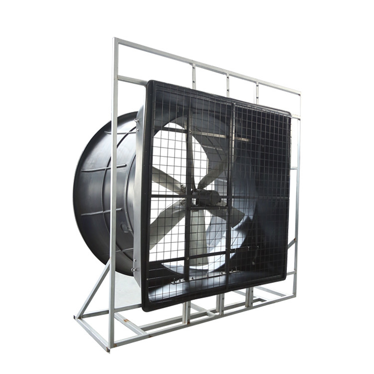 Ventilador de escape industrial IP55 con un diámetro de cuchilla de ventilador de 72 pulgadas y pernos de ojo preinstalados
