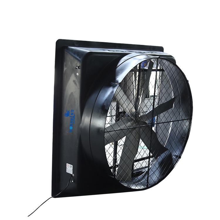 Ventilador de escape industrial IP55 con un diámetro de cuchilla de ventilador de 72 pulgadas y pernos de ojo preinstalados