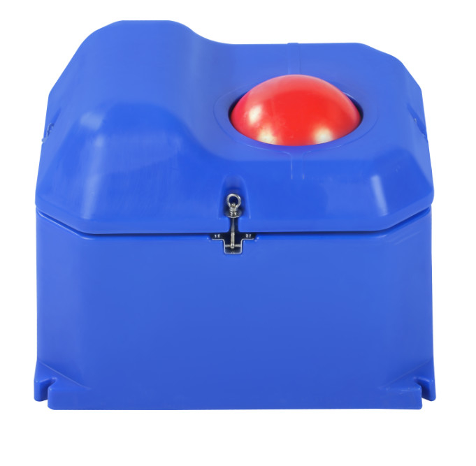 30 a 50 litros/min de agua automática para el ganado de LLDPE con control de temperatura incorporado de color azul