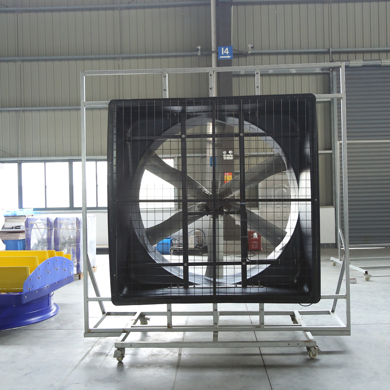 Ventilador de escape industrial de alta potencia de 72 pulgadas con protección IP55 y control de velocidad de 345 r/min