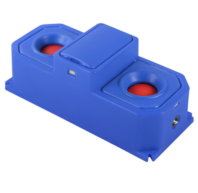 Resistencia a impactos de carga pesada Tanque de agua de ganado azul 226L Capacidad 30-50L/min Cantidad de flujo