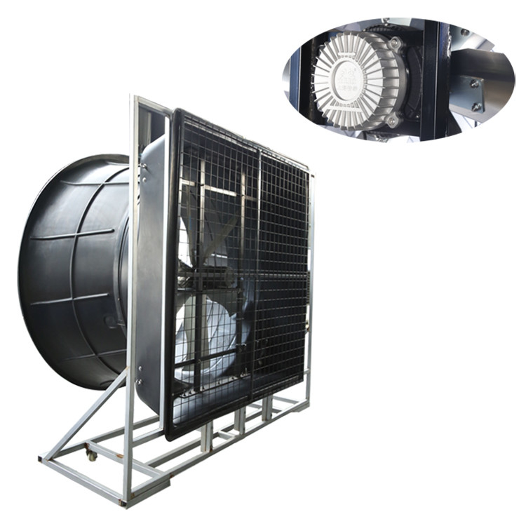 Fan de escape industrial de 72 pulgadas con pernos de ojo preinstalados para una fácil instalación en cadena