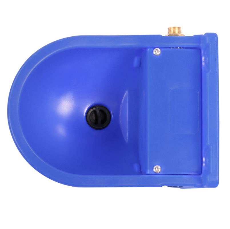 Cuenco de agua para ganado de plástico de PP duradero para caballos de ganado y ovejas de color azul