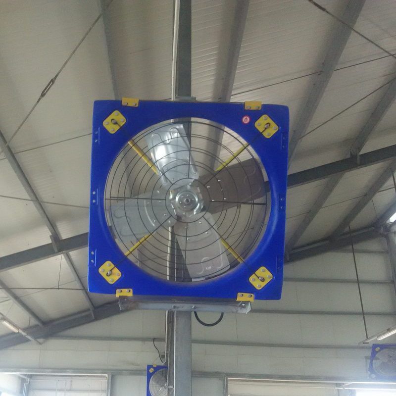 Fuente de ventilación de circulación de ganado de doble capa PE con potencia de entrada de 410w y diámetro de hoja de 38
