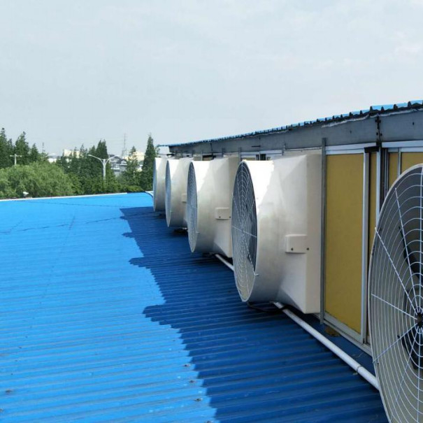 Velocidad variable 120cm FAN de escape refinado 56,4m3/h Volumen de aire 48000m3/h Capacidad de flujo de aire