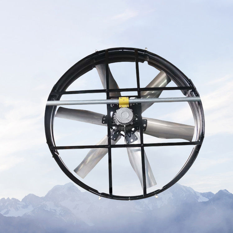 Ventilador de panel industrial con alta eficiencia 3Φ 380V 50Hz suministro de energía y 60m3/h volumen de aire excepcional