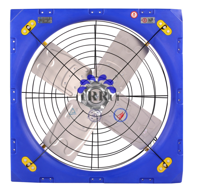 Ventilador de ventilación de ganado industrial de ahorro de energía con potencia de entrada de 410W y corriente de 1.1A