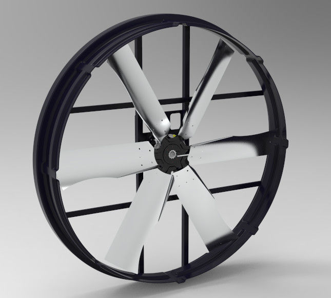 Ventilador de paneles industriales con flujo de aire máximo de 120000 m3/h y capacidad de 60 m3/h Vortex en línea