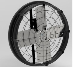 Fan de panel de 38 pulgadas: Flujo de aire 27300m3/h, diámetro de la hoja 96cm/38inch & Más para granja grande