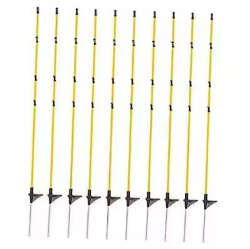 Post redondo de fibra de vidrio con 120cm de altura 10mm de diámetro 50pcs por cartón y 1 año de garantía para múltiples aplicaciones