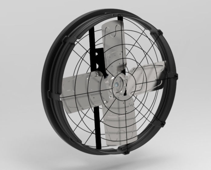 Ventiladores para graneros de ganado con ruido ≤69dB, tamaño de marco 1122*1122*306mm y potencia de entrada de 300w