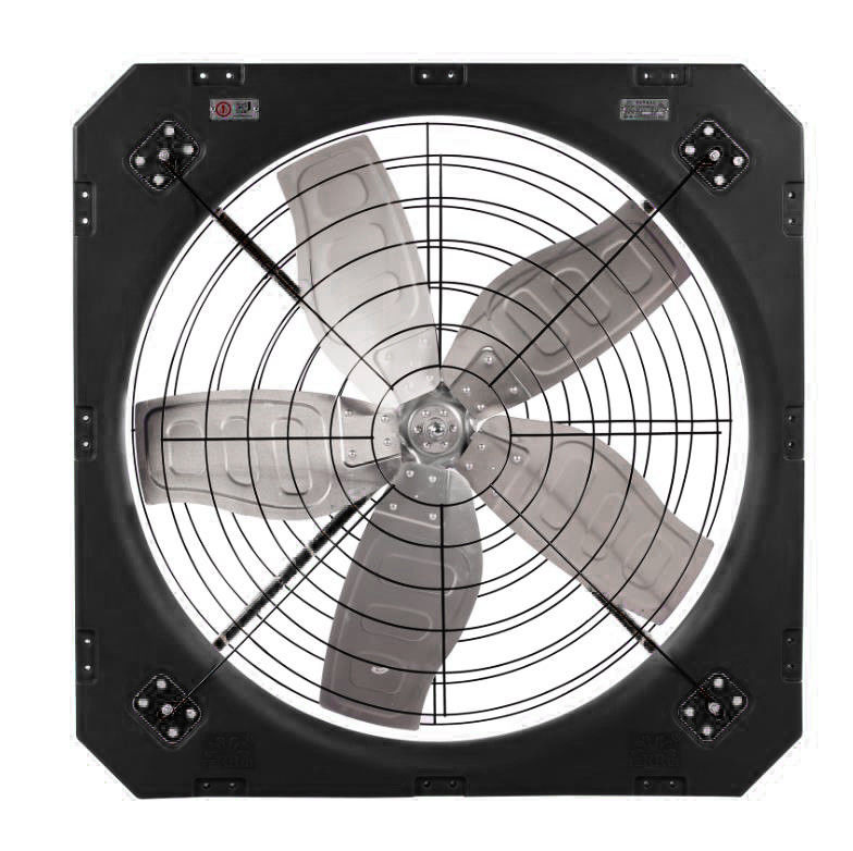 Ventiladores de ventilación de ganado con modo de accionamiento directo y frecuencia de 50-60 Hz