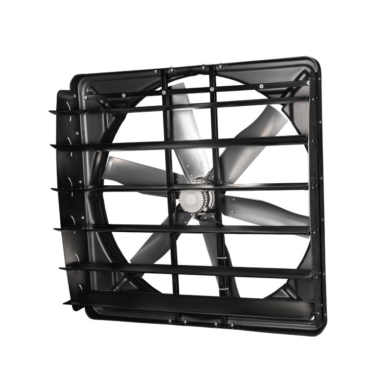 Ventiladores de ventilación duraderos para ganado 3F/380-480V/50-60HZ Velocidad del aire 6.2 m/s Motor CC sin escobillas de imán permanente de rotor externo