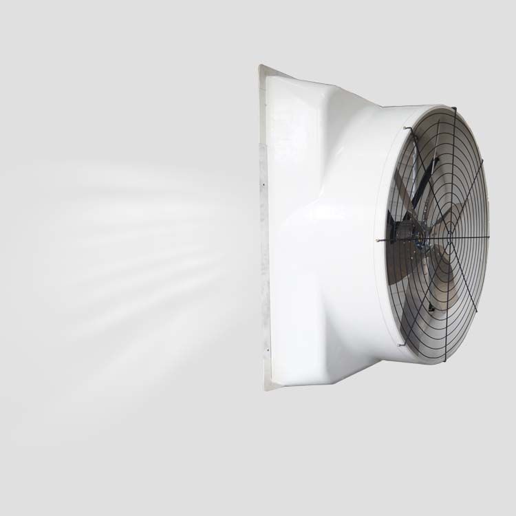Rotor externo de imán permanente sin escobillas motor de corriente continua ventilador de techo industrial con alta velocidad del aire y eficiencia energética