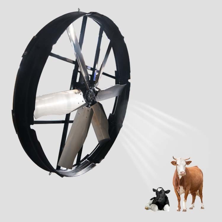 3PH/380-480V/50-60HZ Livestock Ventilation Fans Outer Rotor Permanent Magnet Brushless DC Motor 460r/min Rotation Speed