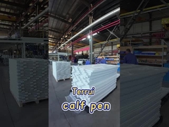 Panel lateral portátil de polietileno para lápiz de ternera aislado y resistente a la intemperie