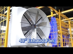 Mejorar la circulación de aire con ventilador de aves de corral de 121139 m3/h y motor PMSM