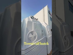 Habitaciones de ternera con ventilación ajustable, fáciles de limpiar, diseñadas para todas las condiciones climáticas