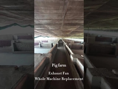 1830 mm Diámetro de la hoja Ventilador industrial con resistencia Material de marco de PE de doble capa