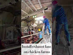 Velocidad variable 120cm FAN de escape refinado 56,4m3/h Volumen de aire 48000m3/h Capacidad de flujo de aire