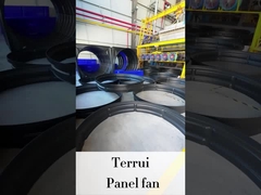 Ventilador de escape industrial de potencia con 2000W de entrada 345r/min Velocidad de rotación 20%-100% Control de velocidad