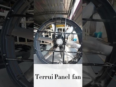 El ventilador de techo industrial 38 cuchillas 28273m\u00b3/h Flujo de aire para el ganado Avicultura