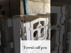 Mantenga sus terneros calientes y móviles con casetas aisladas para terneros lecheros