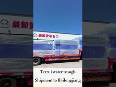 6 juegos 1800W calefacción eléctrica 260L azul LLDPE ganado automático regador con control de temperatura