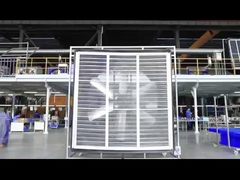 Ventilación de humo industrial, ventilador de escape de humo de fuego y ventilador de panel 72