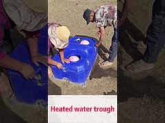 Rango de caudal de 50 L/min. Aguazón automático para ganado