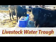 Cantidad de flujo de 40 L/min. Cubo de beber de vacas azules para una máxima eficiencia hídrica