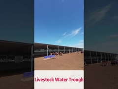 Cucharón de polvo de polietileno resistente a impactos con manguera trenzada de 1