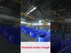 Cubo de agua de polietileno resistente a impactos para ganado para animales de pastoreo