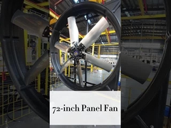 Ventilador de escape de humo de incendio de accionamiento directo de 3 fases para sistemas de protección contra incendios